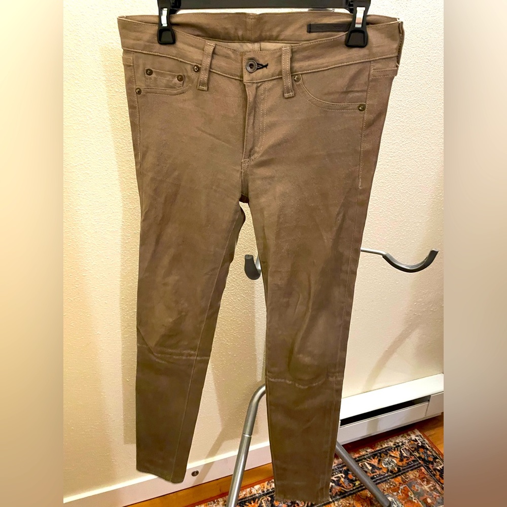 Gorgeous Lambskin Rag & Bone Jean size 27 - Tan with slight gold sheen